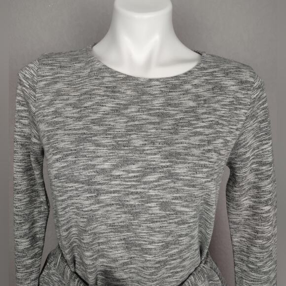 J Crew Mercantile Marled Heather Belted Sweatshirt Size XS - Picture 11 of 13